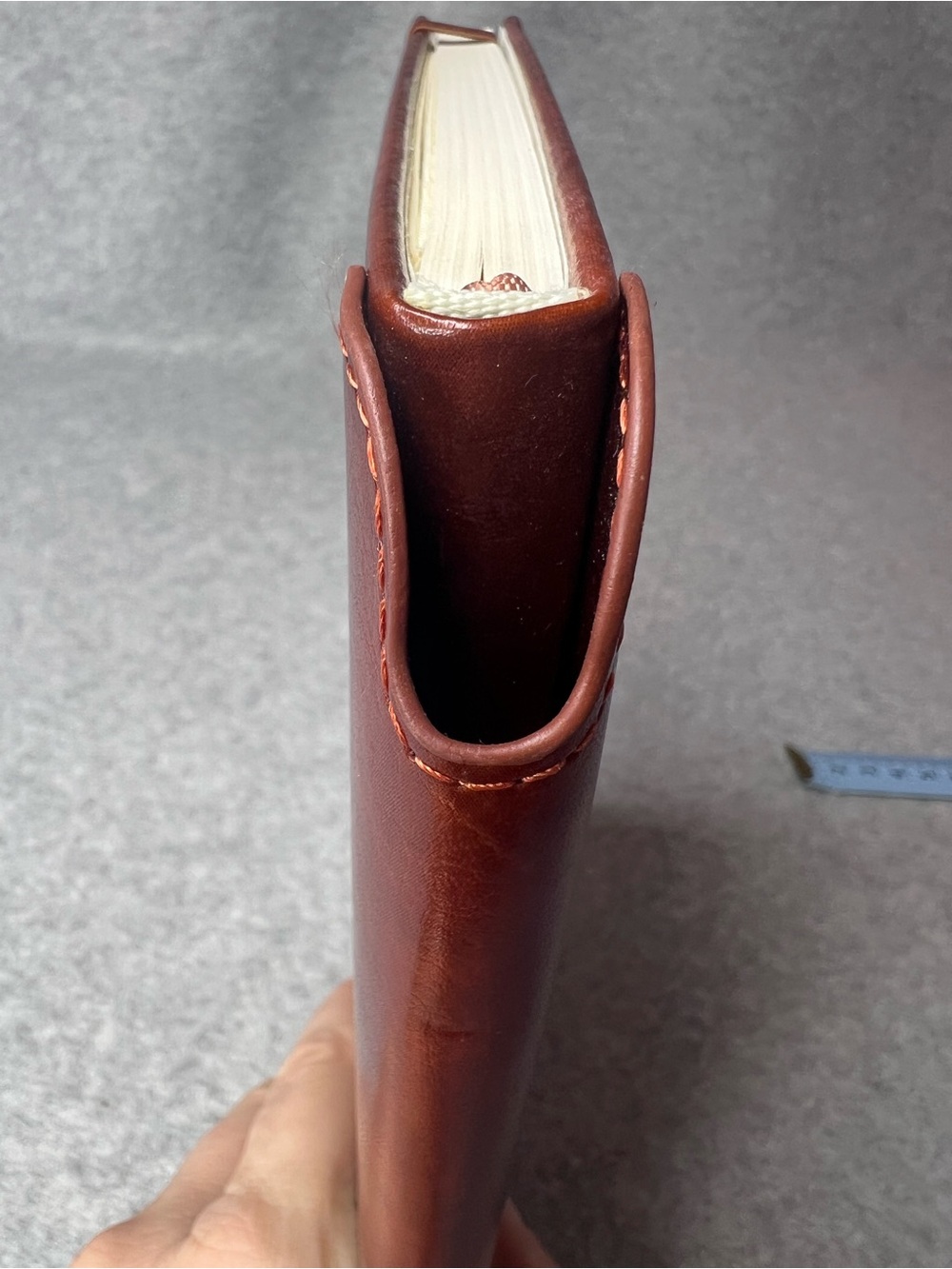Vegan Leather Hardcover Cat 192 Page Lined Brown Journal - Picture 10 of 10